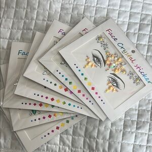 Face Crystal Sticker Set of 8